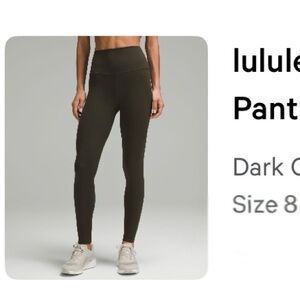 lululemon athletica Dark Olive Leggings